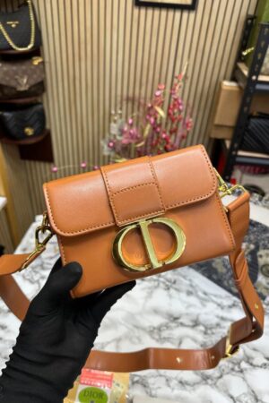 First Copy Sling Bag - DIOR 30 Montaigne Brown Premium Quality