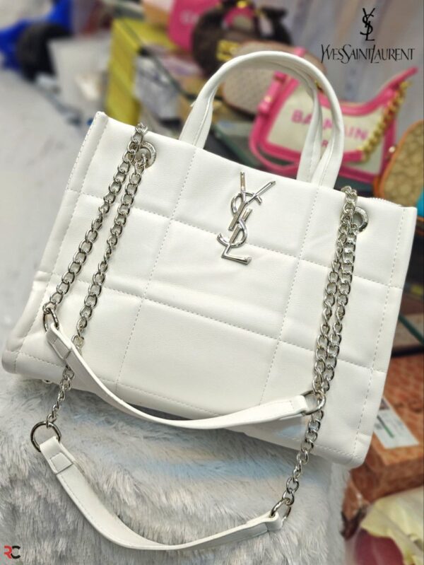 First Copy Versace Ladies Bags - Premium Patent Leather White