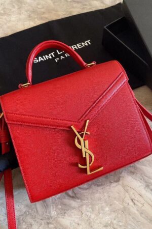 Replica Saint Laurent Cassandra Bag Red 12A Quality with Box