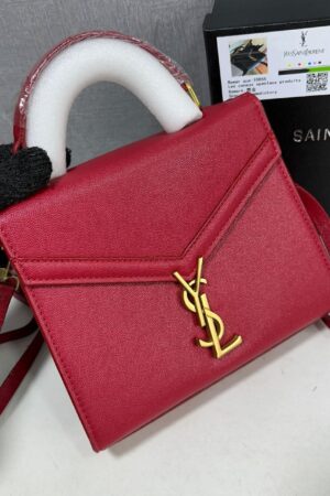 Replica Saint Laurent Cassandra Bag Red 12A Quality with Box