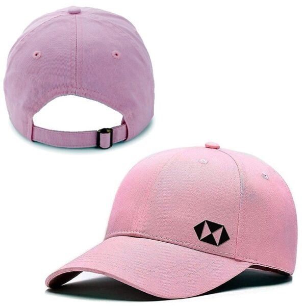 Gorgeous Printed Cotton Cap Pink