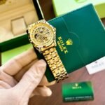 Rolex Auto Gold TT White Watch 2