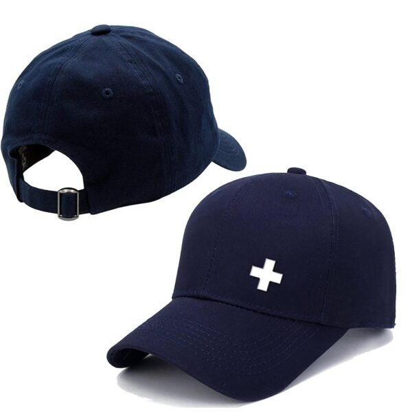 Special Solid Printed Unisex Cap Navy Blue