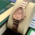 Bvlgari Branded Analog Watch With Rose Gold Watch With Rose Gold Dial Designer Rose Gold Strap Watch For Girl Or Woman-Best Gift Date Watch-BV-103458