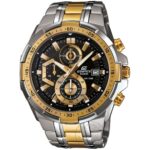 Edifice Chronograph Black Dial Gold Metal Men's Watch EFR 539SG 1AVUDF