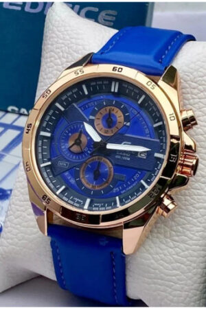 Edifice Chronograph Blue Dial Watch For Men Efr EFR-559