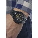 Edifice Chronograph With Black Stainless steel Strap Men's Watch Black Gold