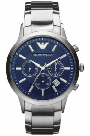 Emporio Armani Chronograph Blue Dial Mens Watch AR2448