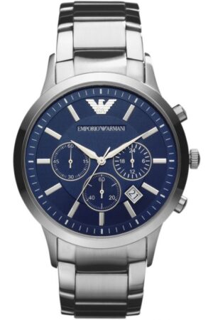 Emporio Armani Chronograph Blue Dial Mens Watch AR2448