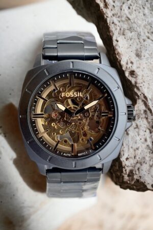 Fossil Machine Automatic Skeleton Dial Men's Watch for Men Formal Casual - FS-05012