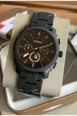 Fossil Machine Chronograph Black Dial Men's Watch For Man - FS4682