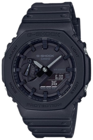 G-Shock Analog Digital Black Color Belt Men's Watch For Man With Black Dial Gift Watch GA2100-1A1