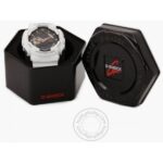 G-Shock Analog-Digital G shock White Gshock Black Dial Mens Watch for Man or Women - G398 Gift