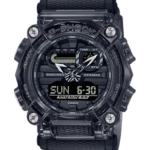 G-Shock Chronograph Digital Mineral Glass Watch GA-900SKE-8A Brown Resin Band With Black Case Men Sports Watch