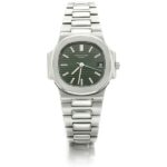 Patek Philippe Nautilus Mad Watch Quartz Movement Green Dial Dated Watch For Men's-Best Men's Collection PP-1728