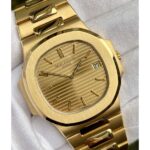 Patek Philippe Nautilus Mad Watch Qurtz Movement Gold Dated Watch For Men's-Best Men's Collection PK-1529210