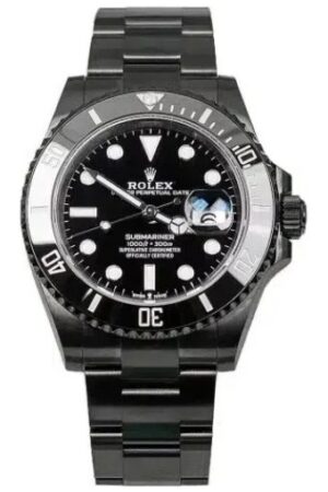 Rolex Submariner Date Full Black Watch For Men RLX-126610-LN