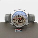 Tag heuer CR7 Diagno Grey Chronograph Multi Dial Leather Mens TAG-CAR2110-SILVER Watch for Man - Gift