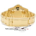 Trendy ROLEX Quartz Gold Black Dial Metal Mens Watch for Man Rlx-Sub-GB