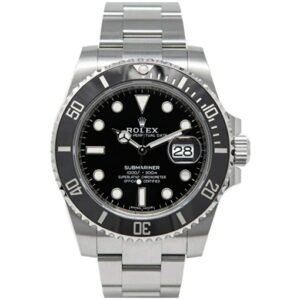 Trendy Rolex Submariner Quartz Full Black Dial Metal Men's Watch For Man - 116610Ln Gift